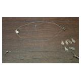 925 CHARMS AND NECKLACE