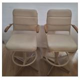 CHROMCRAFT SWIVEL BAR STOOLS 30IN SEAT HEIGHT