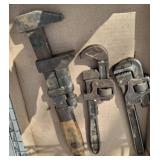VINTAGE PIPE WRENCHES