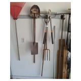 YARD TOOLS, FORK, LOPPERS, MISC