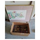 GROUP OF FRAMES, PRINTS AND BOOKS