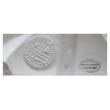 LONGABERGER BUNT PAN AND CASSEROLE