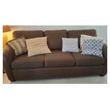 3 CUSHIONED UPHOLSTERED SLEEPER SOFA
