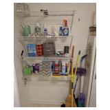 CONTENTS OF LANDRY CLOSET- CLEANERS, MISC