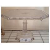 ANTIQUE DEPRESSION CAKE STAND