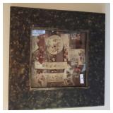 FRAMED ORIENTAL SILK SHADOW BOX STYLE