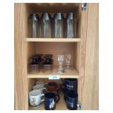 TUMBLERS, STEMS, CANDLE HOLDERS AND MUGS