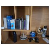 CONTENTS OF OFFICE DESK, SUPPLIES, MISC