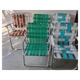 ASSORTED VINTAGE FOLDING CHAIRS