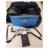 MINOLTA X 370 CAMERA AND ACCESSORIES