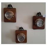 3 PC WEATHER SET WALL DECOR