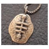 STERLING CHARM AND NECKLACE 10G