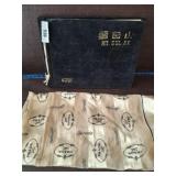 PRADA VINTAGE SCARF AND VINTAGE ORIENTAL BOOK