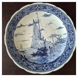 DELFTS DUTCH STYLE WALL PLATE 12IN