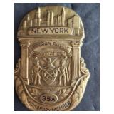 VINTAGE NY POLICE ASSOCIATION BADGE