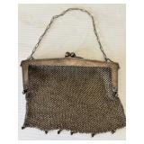 GERMAN SILVER MESH VINTAGE HAND BAG