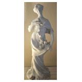 ANTIQUE BISQUE SCULPTURE 13IN