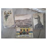 POST CARDS, ENVELOPES AND STAMPS