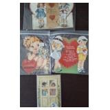GROUP OF VINTAGE VALENTINES