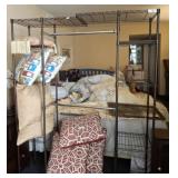 EXPANDING GARMET RACK 72IN AND EXTENDS OUT*