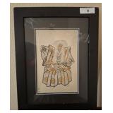 JAPANESE WOODBLOCK PRINT 13X16