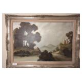 ORNATE FRAMED BUVARY OIL ON CANVAS