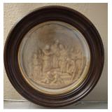 MARRIAGE OF JOSEPH AND MARY PLAQUE 10IN SCULPTURE