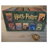 HARRY POTTERY BOOK SERIES AND NECKLACE