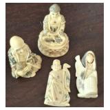 ASSORTED NETSUKE FIGURINES