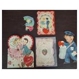 GROUP OF VINTAGE VALENTINES
