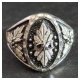 STERLING MENS RING 10G