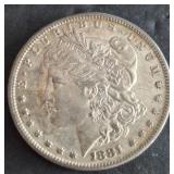 1881-S MORGAN SILVER DOLLAR