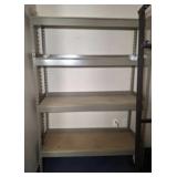 METAL STORAGE SHELF 48X18X72