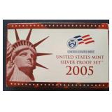 2005 US MINT SILVER PROOF SET