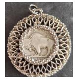 BUFFALO NICKEL CHARM