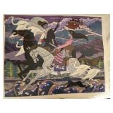 ZU MING LIMITED EDITION SIGNED AND NUMBERED CANVAS