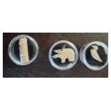 CARVED IVORY LOOK MINIATURES