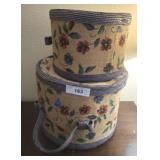 14IN NESTING UPHOLSTERED BOXES