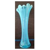 SWUNG GLASS VASE 13IN