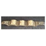 STERLING CARVED BRACELET