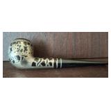 VINTAGE PIPE WITH STERLING OVERLAY