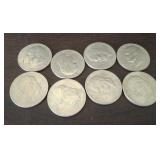 8 BICENT IKE DOLLAR COINS