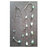 ANTIQUE ROPE AND TURQUIOSE NECKLACE