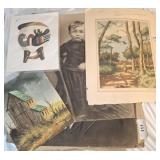 ANTIQUE UNFRAMED PRINTS