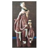 ITALIAN GLAZED TERRACOTTA CHOIR GROUP FIGURINE 8
