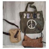 ASSORTED BAGS AND HAND BAGS