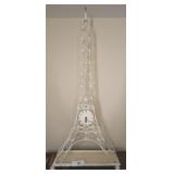 EIFFEL TOWER WROUGHT IRON CLOCK