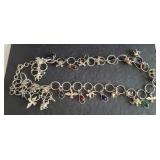 ANTIQUE CHARM NECKLACE ORIENTAL THEMED