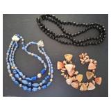 ABALONE AND GLASS NECKLACE