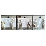 STERLING SILVER EARRINGS ASSORTED